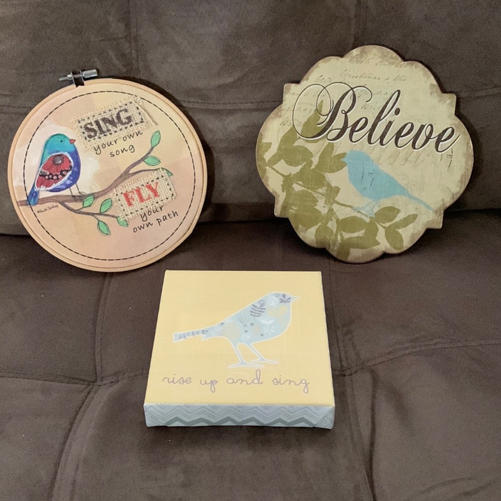 3 Bird Decor